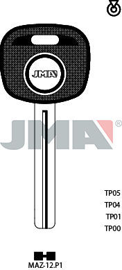 Transponder KEY - MAZDA & MITSUBISHI (Like: MIT14)