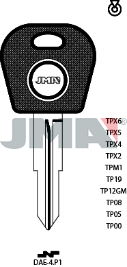 Transponder KEY - DAEWOO (Like: DWO5)