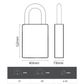 '500 Series' 40mm (ALB) PADLOCK - S/STEEL SHKL.