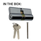 LOCK CYLINDER - DBL EURO LAZY - 5-Pin (KA)