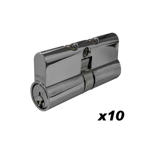 BOX of 10 - LOCK CYLINDERS - DBL EURO LAZY 5-Pin (KA RANDOM)