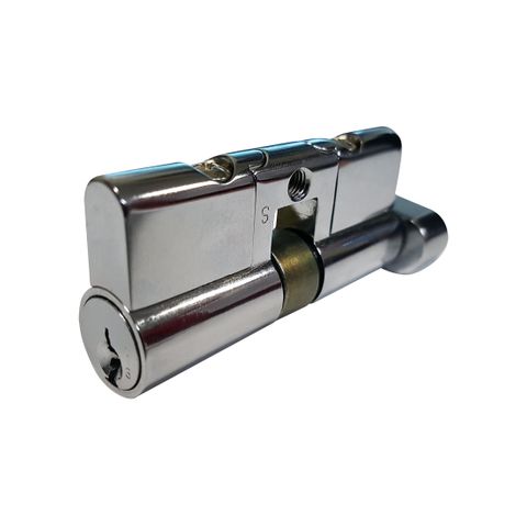 LOCK CYLINDER - (9555-2) SINGLE EURO FIXED 6-Pin (KA)