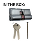 LOCK CYLINDER - (9555-3) DBL EURO LAZY 6-Pin (KA)