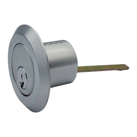 LOCK CYLINDER (201) ROUND (KA) *Satin Chrome*