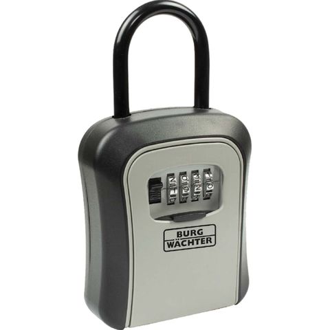 'KeySafe' Combination (Max.  8cm Key) - CARDED (with Detachable Shackle)