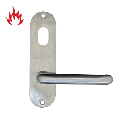 Round End - INT PLATE - CYL HOLE & LEVER