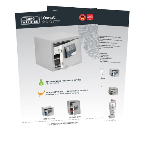 Brochure - KARAT Safes Range