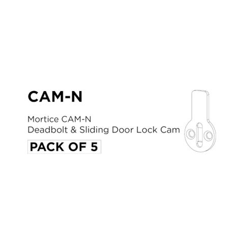 Mortice CAM-N = Deadbolt & Sliding Door Lock Cam (PKT of 5)