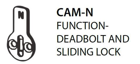Mortice CAM-N = Deadbolt & Sliding Door Lock Cam (PKT of 5)