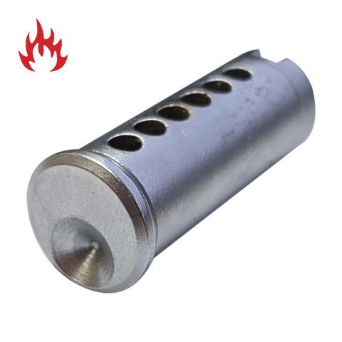 Spare BLANK BARREL - Suite Oval Cylinder - 'No Key Broaching' *Satin Chrome*
