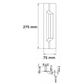 STRIKE SHIELD (Blocker Plate - Concealed Fix) - Suits ML60/ML95 & CADELL52 + More  *S/Steel*