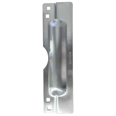 STRIKE SHIELD (BLOCKER PLATE) to suit Cylindrical Locks *Visible Fix* Stainless Steel