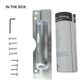 STRIKE SHIELD (Blocker Plate) to suit Locksets (Visible Fix) *Stainless Steel*
