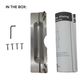 STRIKE SHIELD (BLOCKER PLATE) to suit Cylindrical Locks *Concealed Fix* Stainless Steel