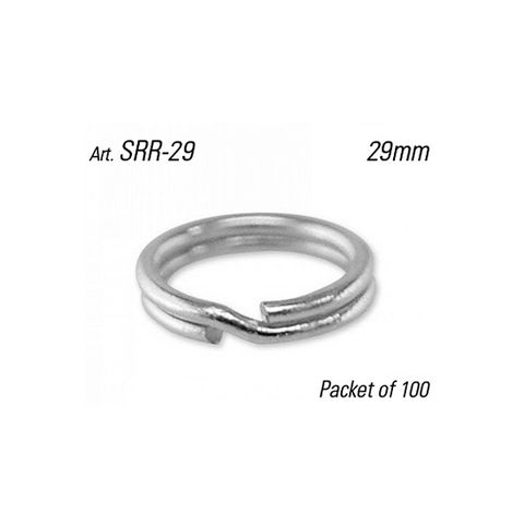 SPLIT RING - 29mm Dia. (Round Profile) - Pkt of 100