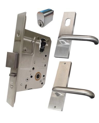'60mm' Mortice Lock KIT (CLASSROOM) - Inc. Lock, Furniture & Cylinder