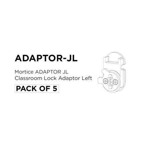 Mortice ADAPTOR "JL" = CLASSROOM LOCK Adaptor *LEFT* (PKT of 5) - suits ML & SBML Series Latching MLs