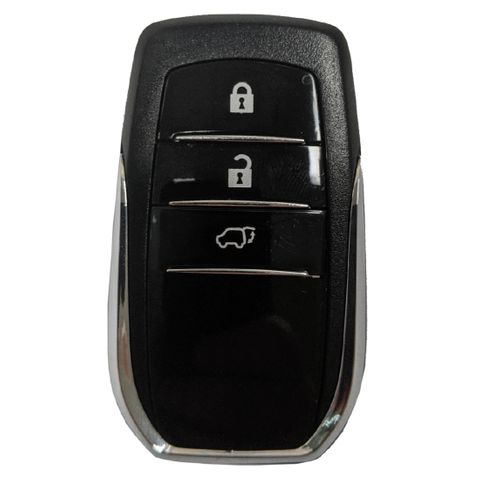 KEY SHELL - Smart Key - Suits TOYOTA -A- (SUV) 3-Btn - BLACK