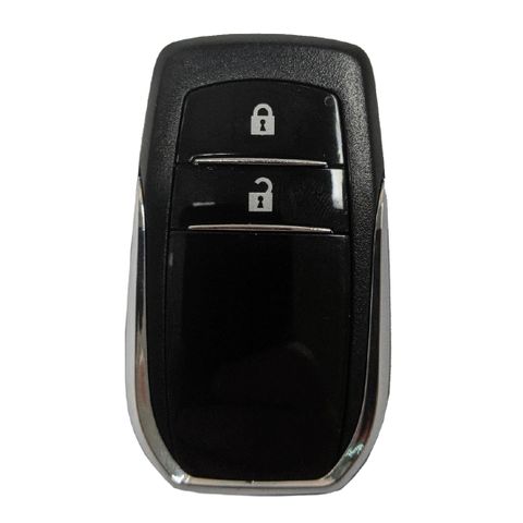 KEY SHELL - Smart Key - Suits TOYOTA -A- 2-Btn - BLACK