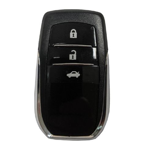 KEY SHELL - Smart Key - Suits TOYOTA -A- 3-Btn - BLACK