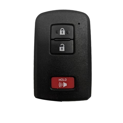 KEY SHELL - Smart Key - Suits TOYOTA -B- 2-Btn+Panic - BLACK