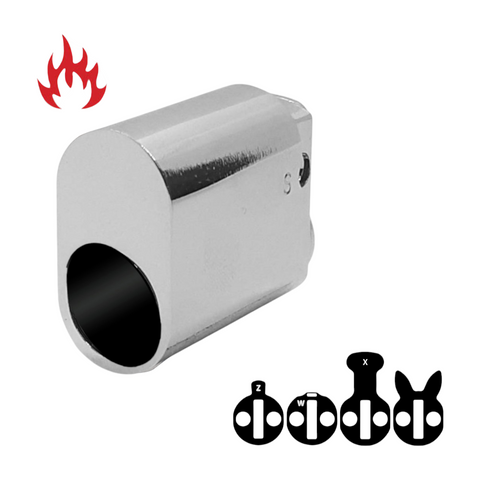 570 OVAL CYL.  (ALB) *Chrome Plate*