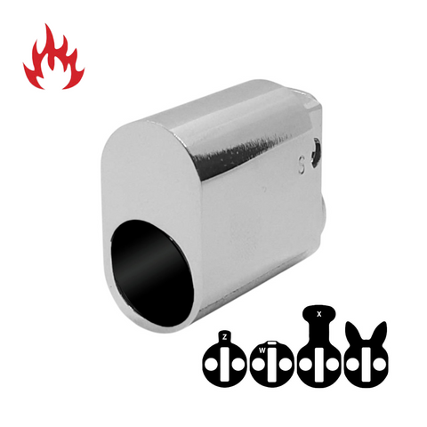 LOCK CYLINDER (570) OVAL (ALB) *Chrome Plate*