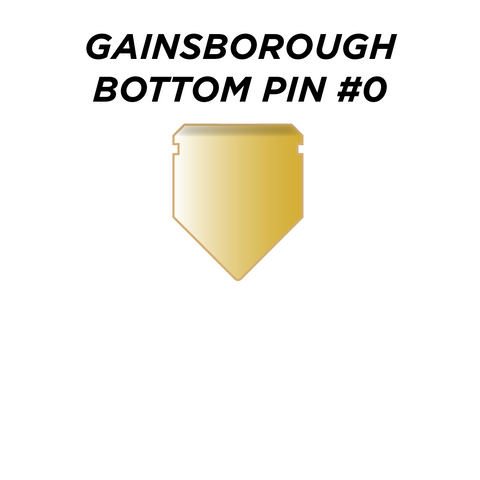 GAINSBOROUGH BOTTOM PIN #0 (4mm) - Pkt of 144