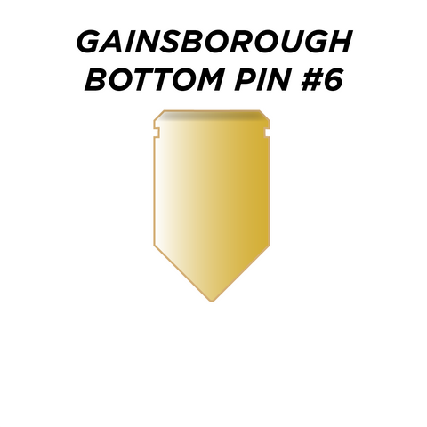 GAINSBOROUGH BOTTOM PIN #6 (7mm) - Pkt of 144