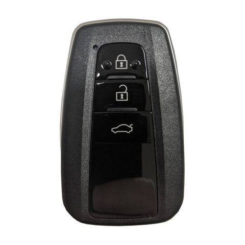 KEY SHELL -  Smart Key - Suits TOYOTA - 3-Btn - BLACK