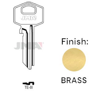 Domestic KEY BLANK (Like: TE2) *ALL BRASS*