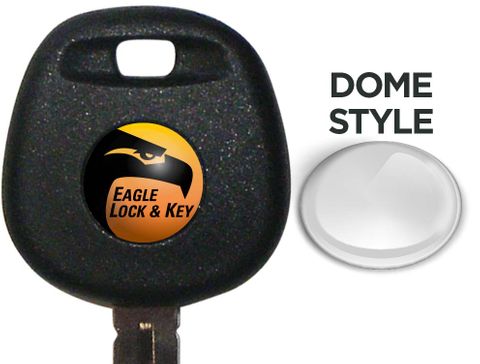 'Customised' KEY STICKER - DOME STYLE (PKT 200)