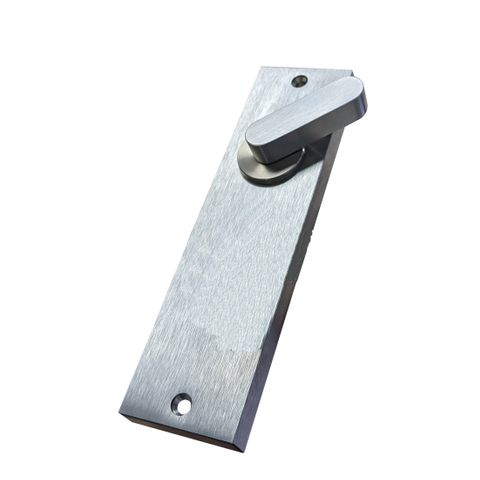 'Square End' - INT PLATE - DA SNIB ONLY *Satin Chrome*