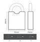 500 Series' 55mm (ALB) PADLOCK - BORON SHKL.