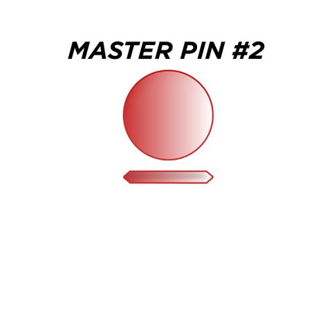 MASTER PIN #2 *RED* (0.030") - Pkt of 144