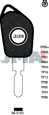 Transponder KEY - PEUGEOT (Like: NE78)