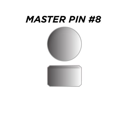 MASTER PIN #8 *SILVER* (0.120") - Pkt of 144