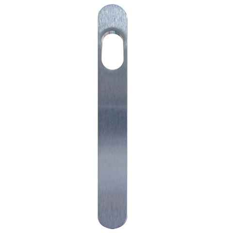 Narrow Stile - Rnd. End - EXT PLATE - CYL HOLE ONLY