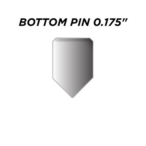 SPEC. INC. BOTTOM PIN *SILVER* (0.175") - Pkt of 144