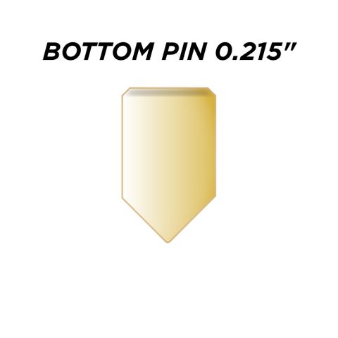 SPEC. INC. BOTTOM PIN *GOLD* (0.215") - Pkt of 144