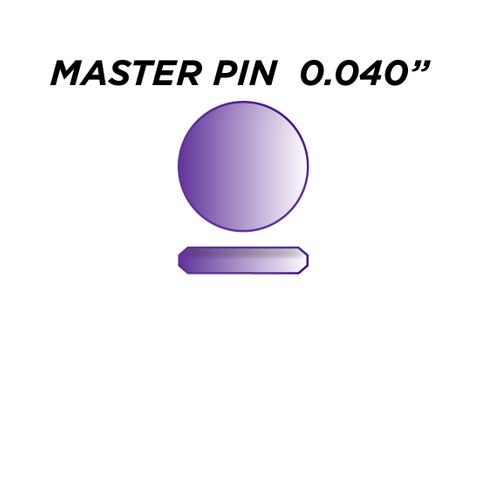 SPEC. INC. MASTER PIN *PURPLE* (0.040") - Pkt of 144