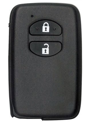 KEY SHELL -  Smart Key - Suits TOYOTA - 2-Button - BLACK