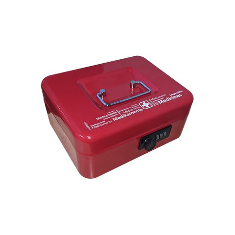 'Medicines' CASH BOX - 200mm (8") - Combination Lock