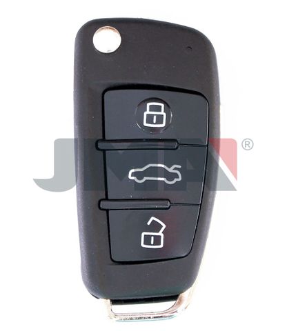 KEY SHELL - 3 Btn + FLIP Blade - Suits AUDI (Like: HU66) - P2