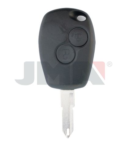 KEY SHELL - 2 Btn + Fixed Blade - Suits OPEL/RENAULT (Like: NE73)