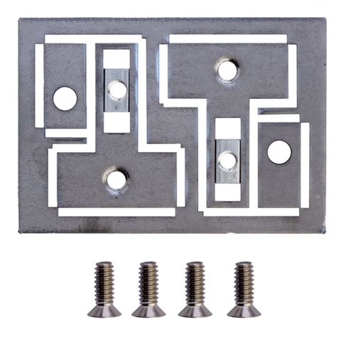 Electric Strike FIXING TAB KIT - Adjustable Centre