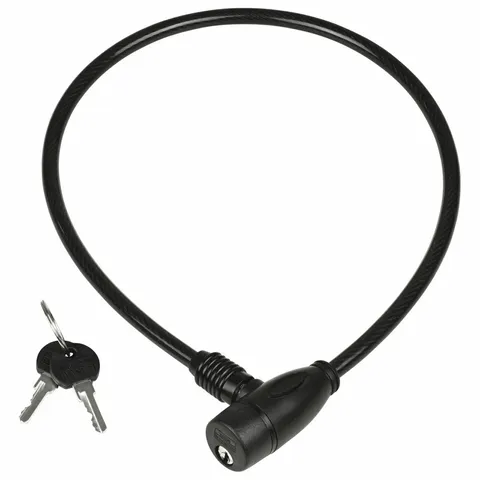 Keyed BICYCLE CABLE - 60cm Long (10mm Dia.)