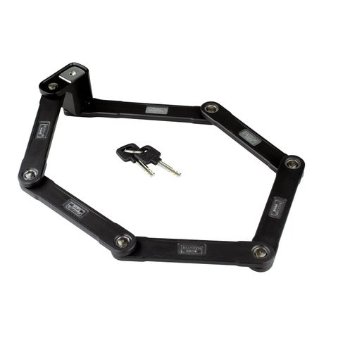 Keyed  FOLDING BICYCLE LOCK - 90cm Long