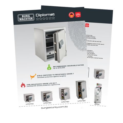 Brochure - DIPLOMAT Safes Range