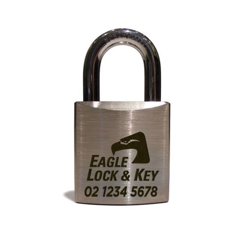 PADLOCK '500 Series' 50mm (BOX OF 10) - Laser Engraved